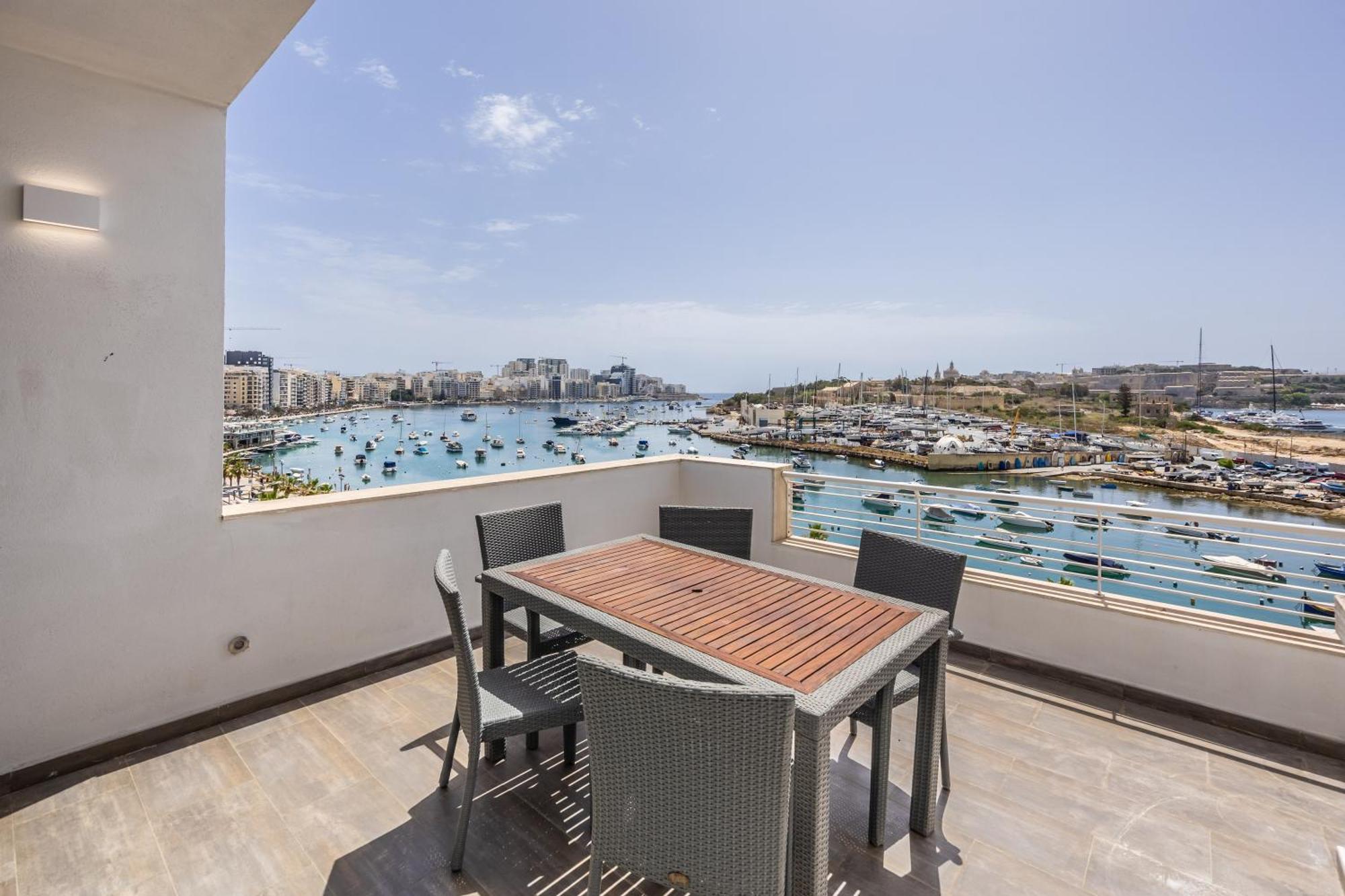 New Duplex Penthouse W Breathtaking Views By Sf Homes Gzira Eksteriør billede